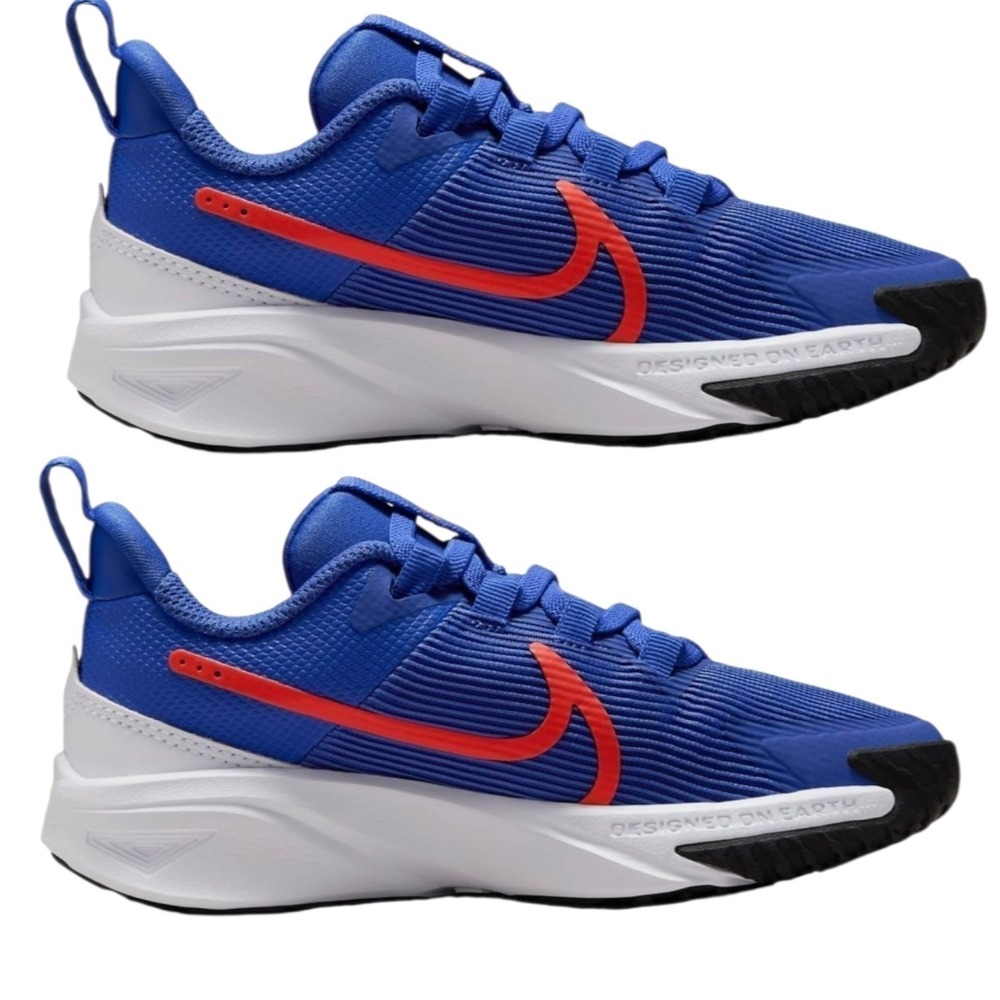 Nike Star Runner 4 NN (PS) Little Kids' Shoes ( Blue/Orange) US Size 1.5 C NEW